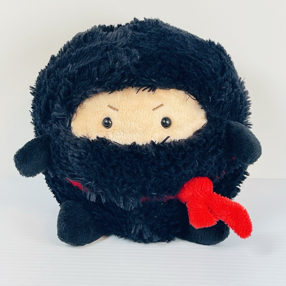 Squishable Ninja‎ Stuffed Animal Halloween Plush 8" Round Red Belt